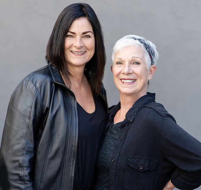 Lisa and Pauline Kyne